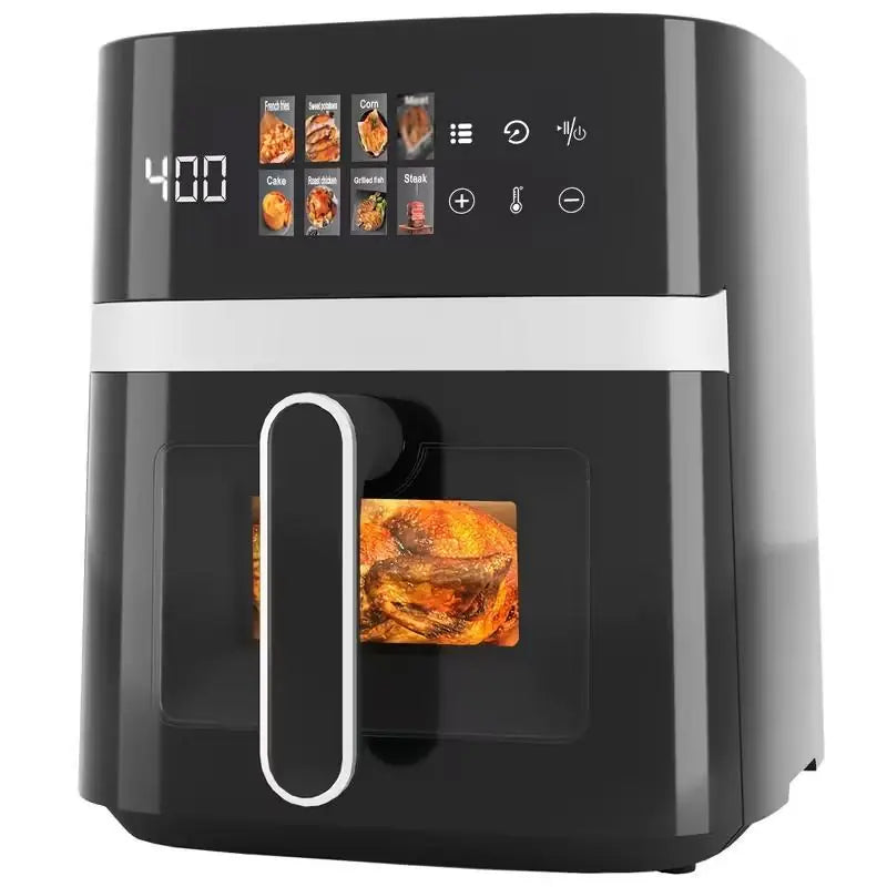 Air Fryer yenye dirisha la kuona - picha kuu